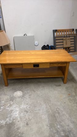 Wood tables