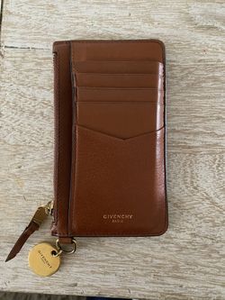 Women's Givenchy Leather Zip Card Case