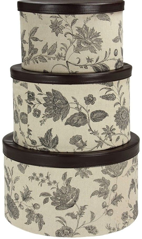 3 Piece Hat Box Set
