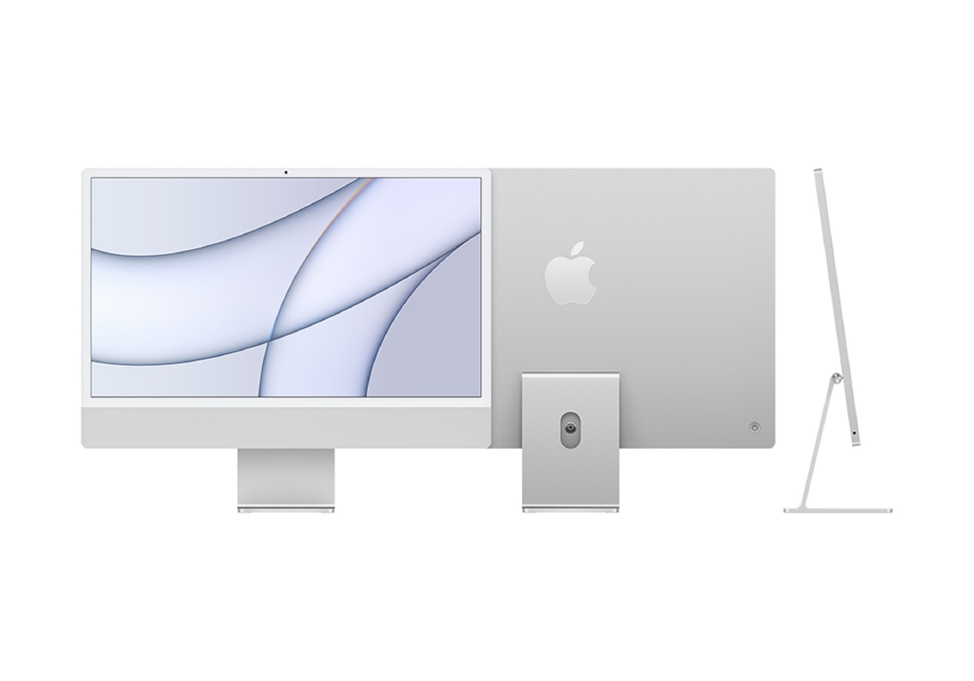 Apple IMAC 24 inch Silver and White
