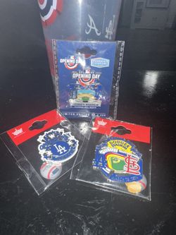 Dodgers Opening Day Pins