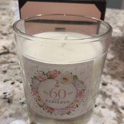 60th Birthday Candle 