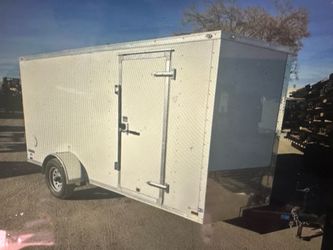 6 x 12 and closed trailer
