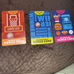 Over 155 loaded on three Dave & Buster’s card