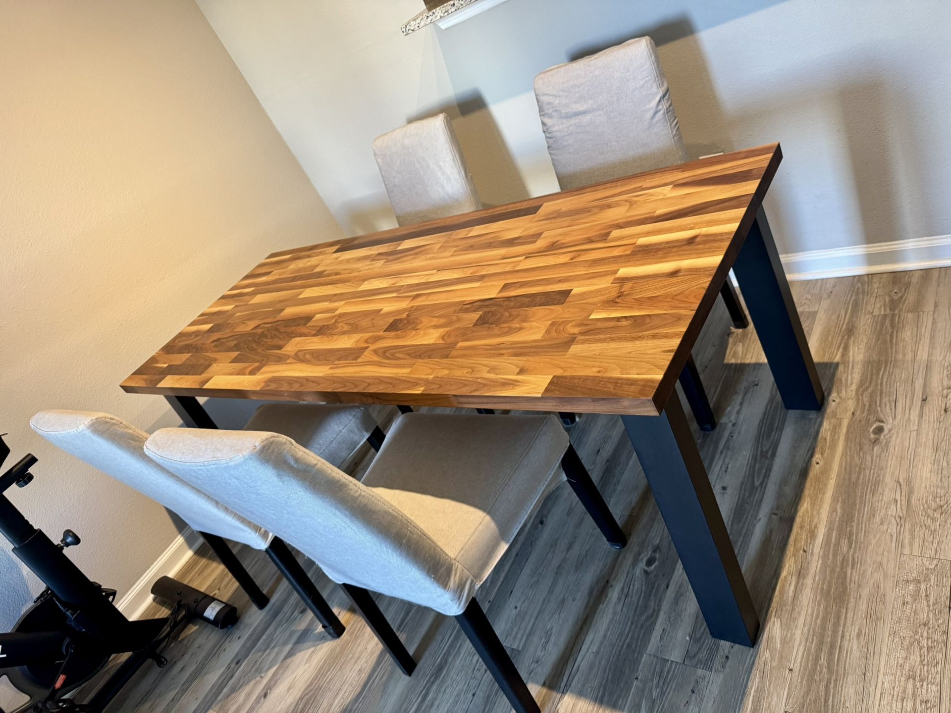 IKEA Dining Table Chairs (Perfect for holidays) 79”x31”