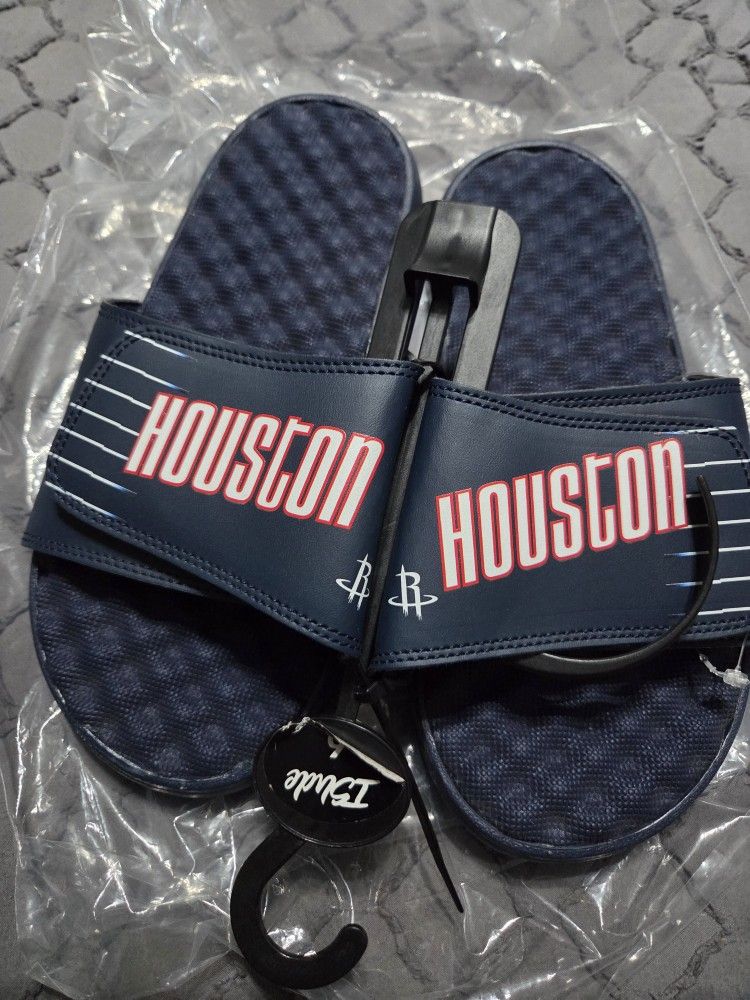 Houston Rockets Islides size 6 footwear $50 retail