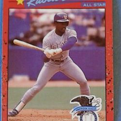 1990 Donruss #673A Ruben Sierra Texas Rangers Baseball Card