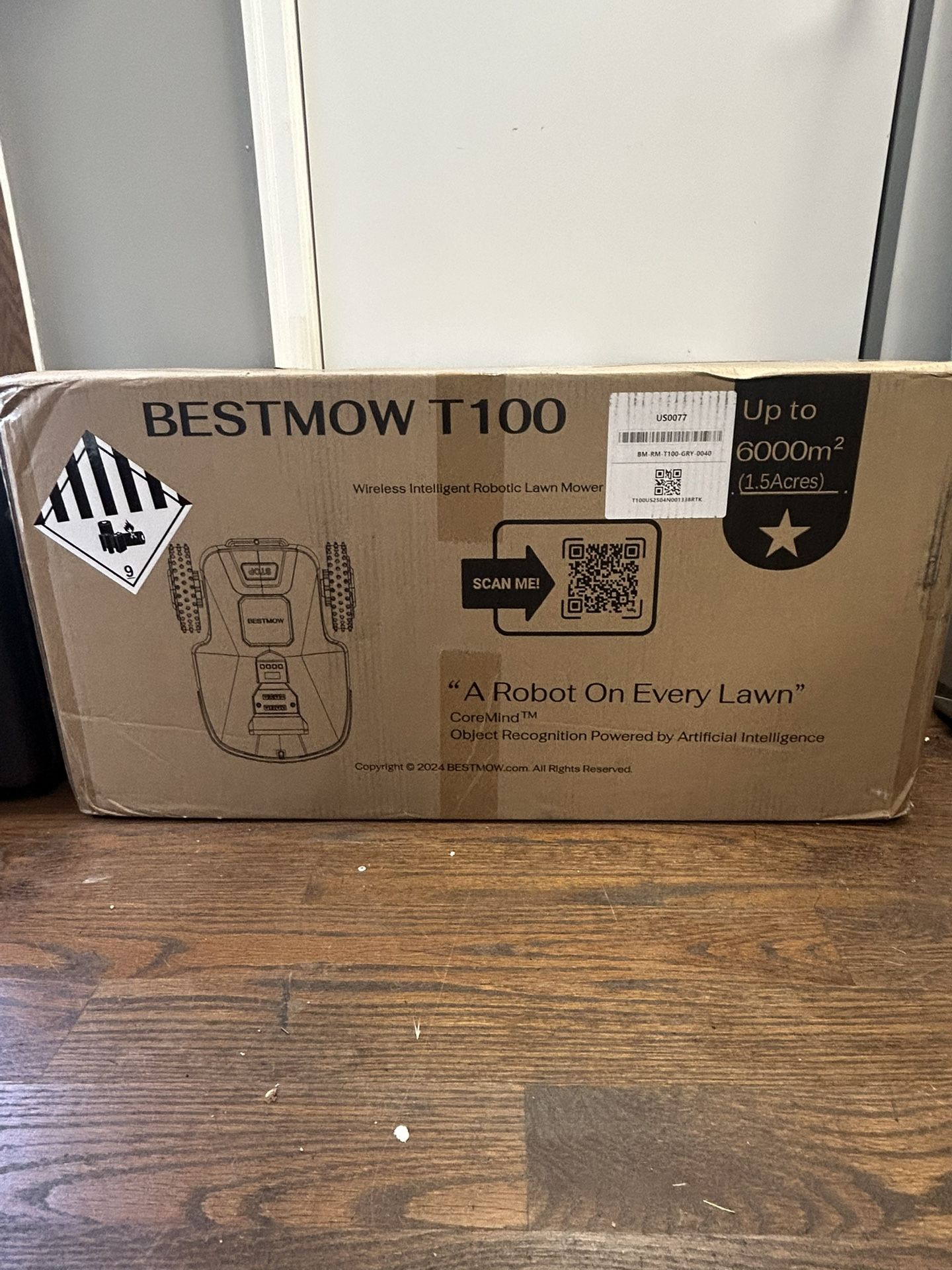 NEW BESTMOW T100 Robotic Lawn Mower – 1.5 Acre AI GPS Model