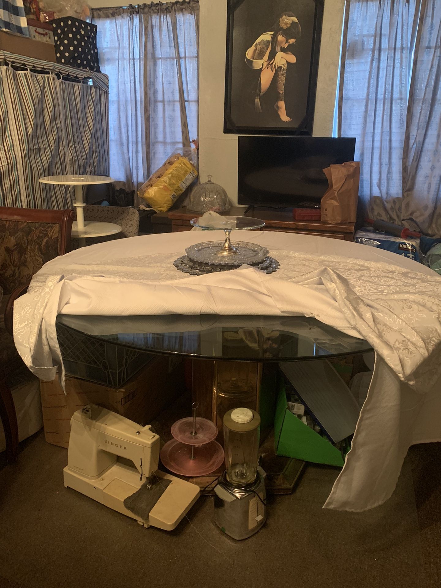 Glass Dining Table