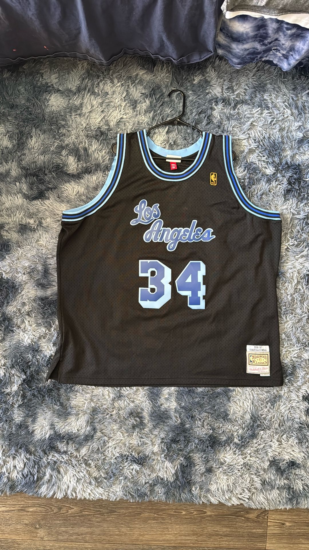 LA Lakers Shaq Mitchell & Ness Hardwood Classic Jersey