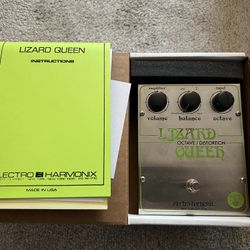 JHS Lizard Queen Guitar Pedal - Rare Big Box With EHX