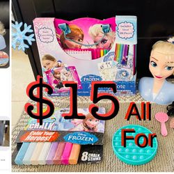 $15 Big Bundle of Disney Frozen Toys 2 Brand new items with Doll & accessories