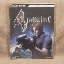 RESIDENT EVIL 4 OFFICIAL STRATEGY GUIDE (2005) BRADY GAMES RE VIDEO GAME BOOK MAG MAGAZINE 