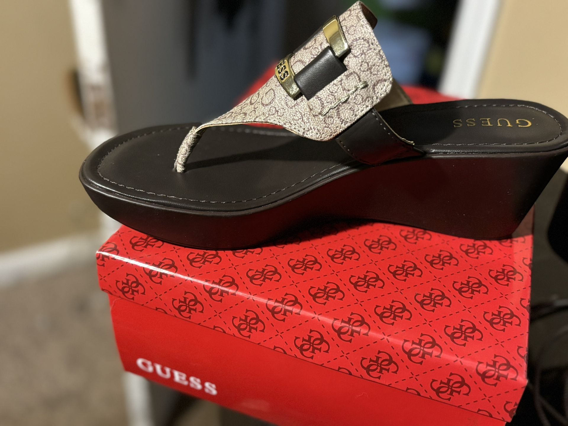 Ladies Guess Wedge Sandals