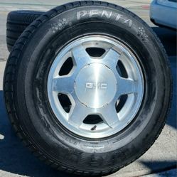 16" Chevy Silverado GMC Sierra Factory Stock OEM Wheels & Tires Tahoe Suburban Escalade Yukon Ram Tundra Titan Rims Rines Llantas.. Setof4 