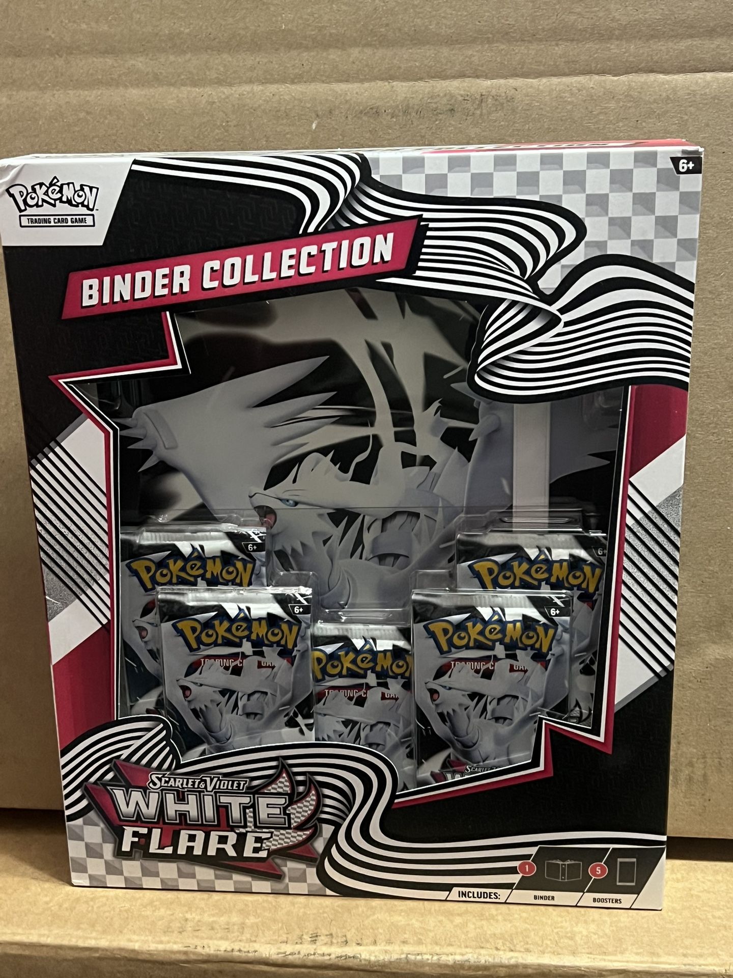 Pokemon Cards Box Pokemon TCG: White Flare Binder Collection Box (Black  Bolt Set) - Factory Sealed, 2025