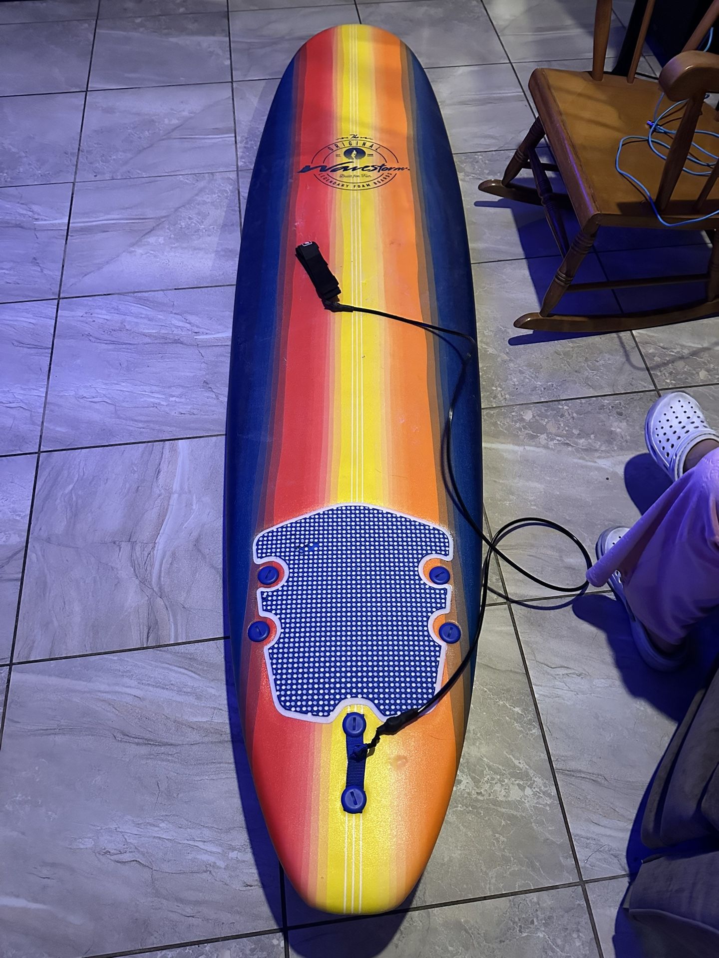 Wavestorm 8ft Classic Longboard Surfboard  