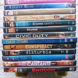 $1 ea or $20 Lot of 26, Various DVDs
