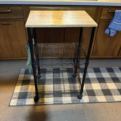 Kitchen roll cart