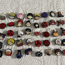 Naruto 40pcs. Croc Charm Set (New)