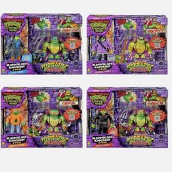 Teenage Mutant Ninja Turtles Knockoff Knockout 2 Pack. FULL SET