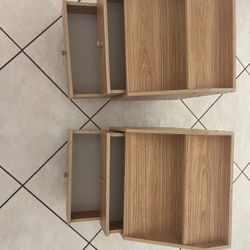 Set Of 2 Nightstand 