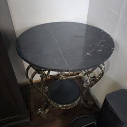 Granite End Table