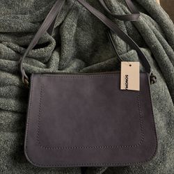 Sonoma Crossbody Purse – Dusty Blue, Long Strap & Inside Pocket