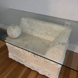 Tessellated Stone Table - Art Deco