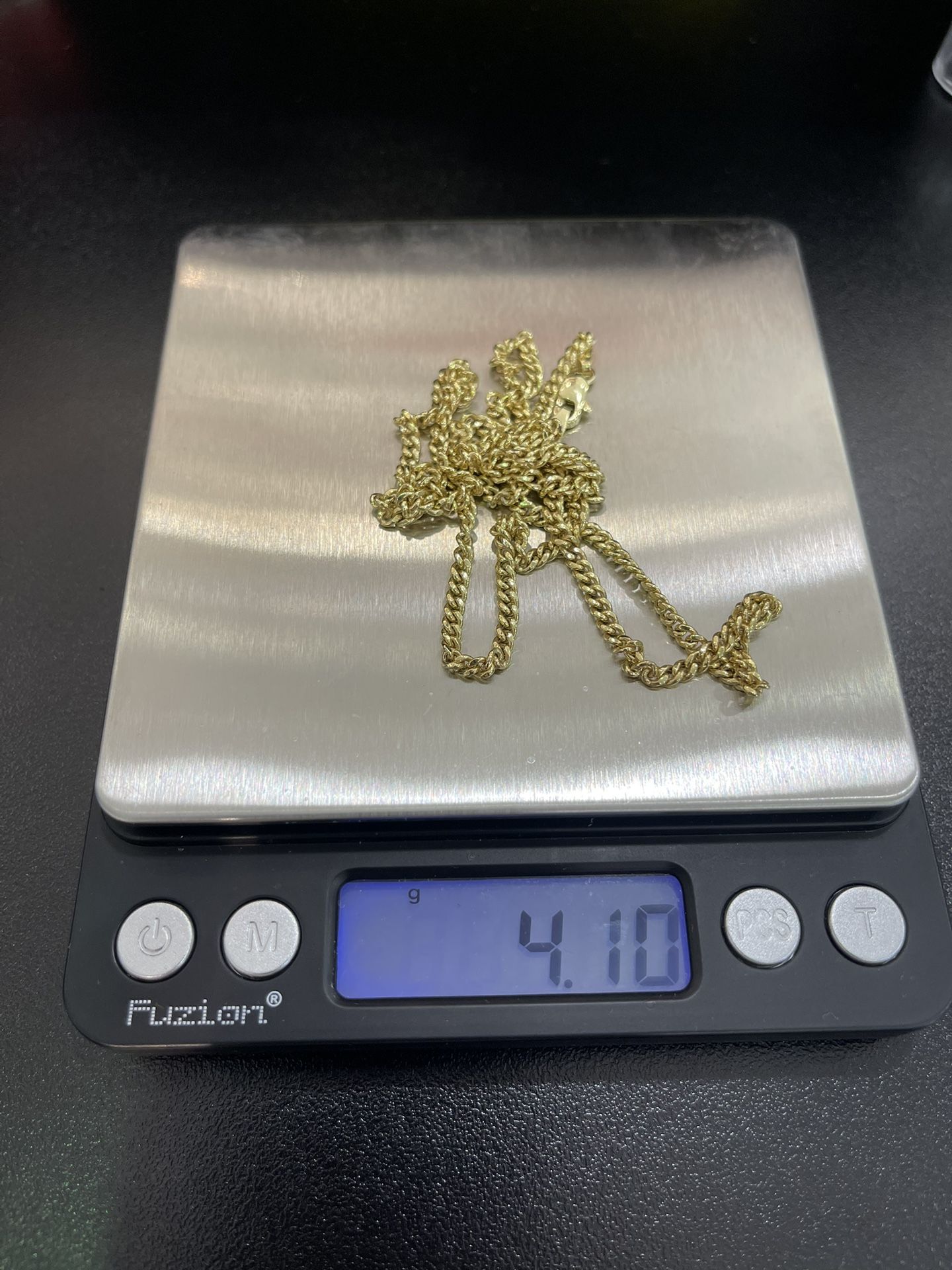 10k 3mm Gold Cuban Chain