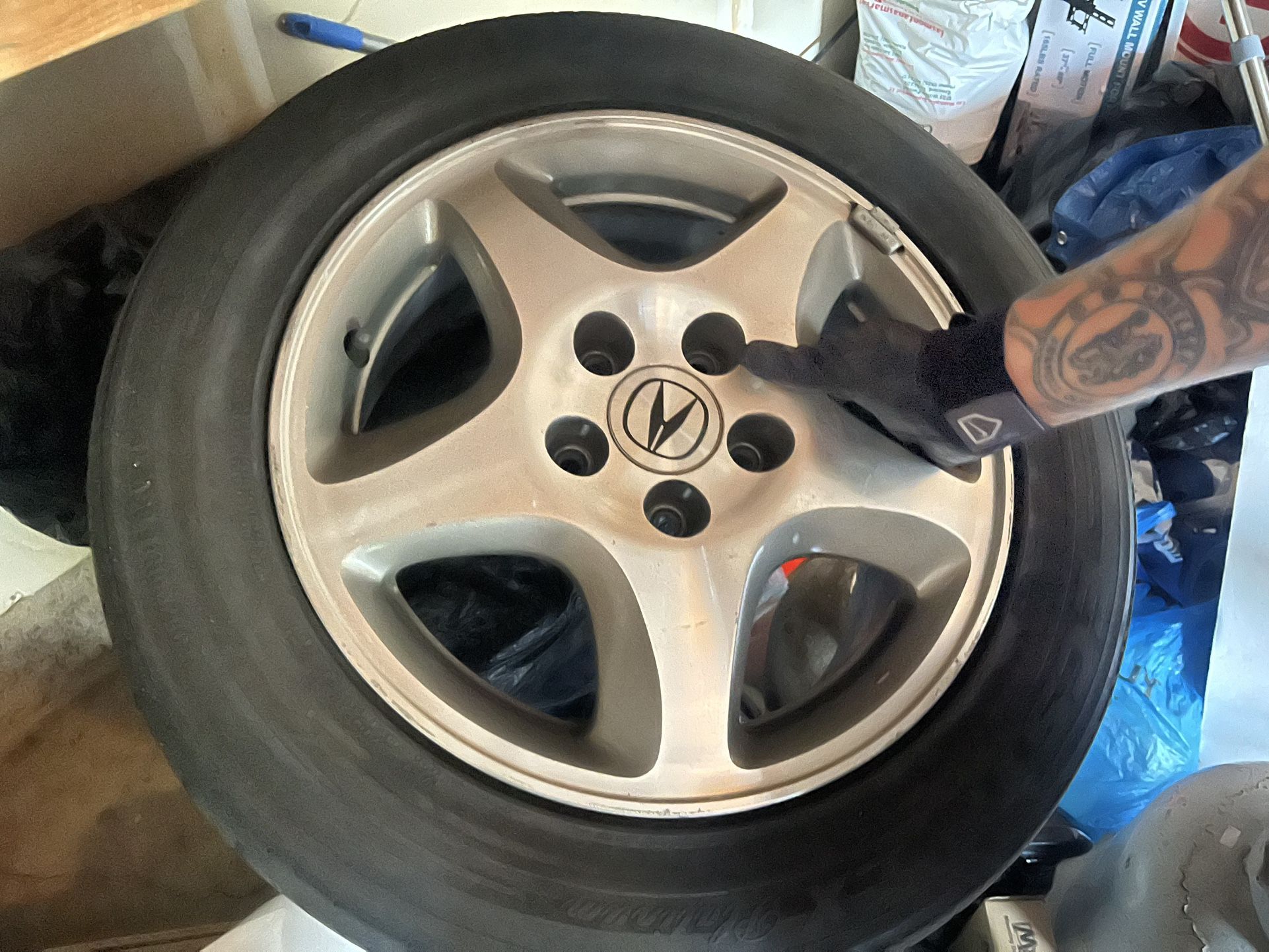 02-03 Acura TL stock rims