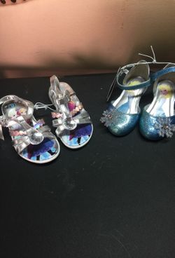 Frozen shoes and sandals