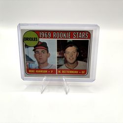 1969 Topps Rookie Stars #66 - Orioles (Mike Adamson / Merv Rettenmund)