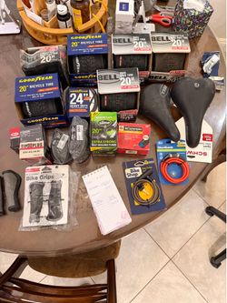 Bike parts tires tubes & etc.