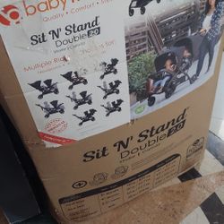 Baby Trend Sit N' Stand double Stroller (missing trays and front umbrella)$90