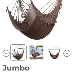 Mocha Jumbo Hammock Chair 