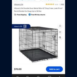 24"×36" Dog Kennel, For Smaller Dogs