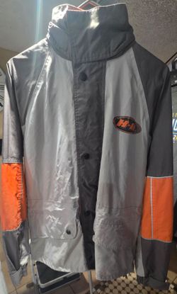 VINTAGE Womens Harley Davidson XX Small Rain Suit 2 Peice