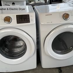Samsung Washer & Electric Dryer 
