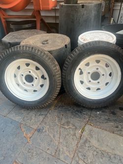 Trailer.  tires and wheels