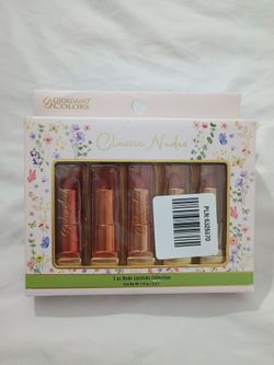 Michael Giordano 5-Piece Classic Nudes Lipstick Collection