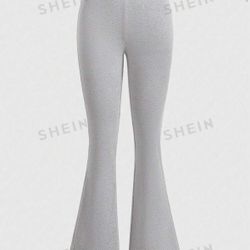 Shein grey flare leggings