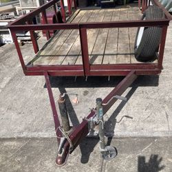 TRAILER 6’ X 12’ SINGLE AXEL TRAILER  $1900.00