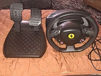 Thrustmaster T80 Ferrari 488 GTB Edition Racing Wheel And Pedals - Black Wired