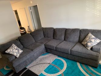 Grey sectional