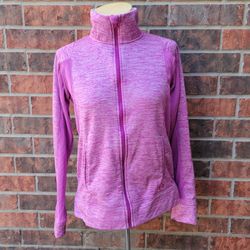 UNDER ARMOUR Storm Zip Up Fleece Lined Pink Activewear Jacket Womens Size Small 