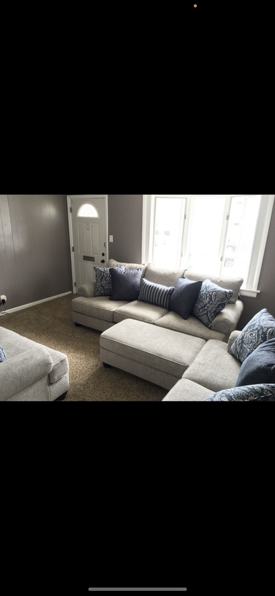 Like-New Morren Living Room Set - Sofa, Loveseat, Chair, and Ottoman