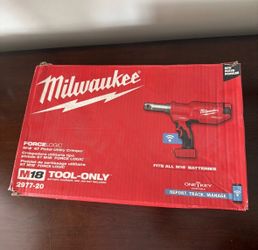Milwaukee M18 FORCE LOGIC 6T Pistol Utility Crimper 2977-20 (Tool Only) Sealed