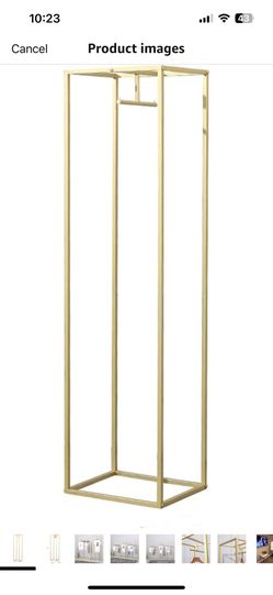 Gold Single Clothing Rack
