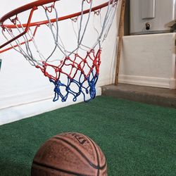 Basketball Hoop/Rim and Net | Secures With Provided Hardware 